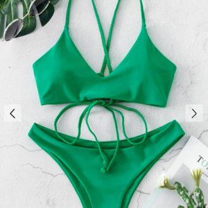 Green Bikini Zaful